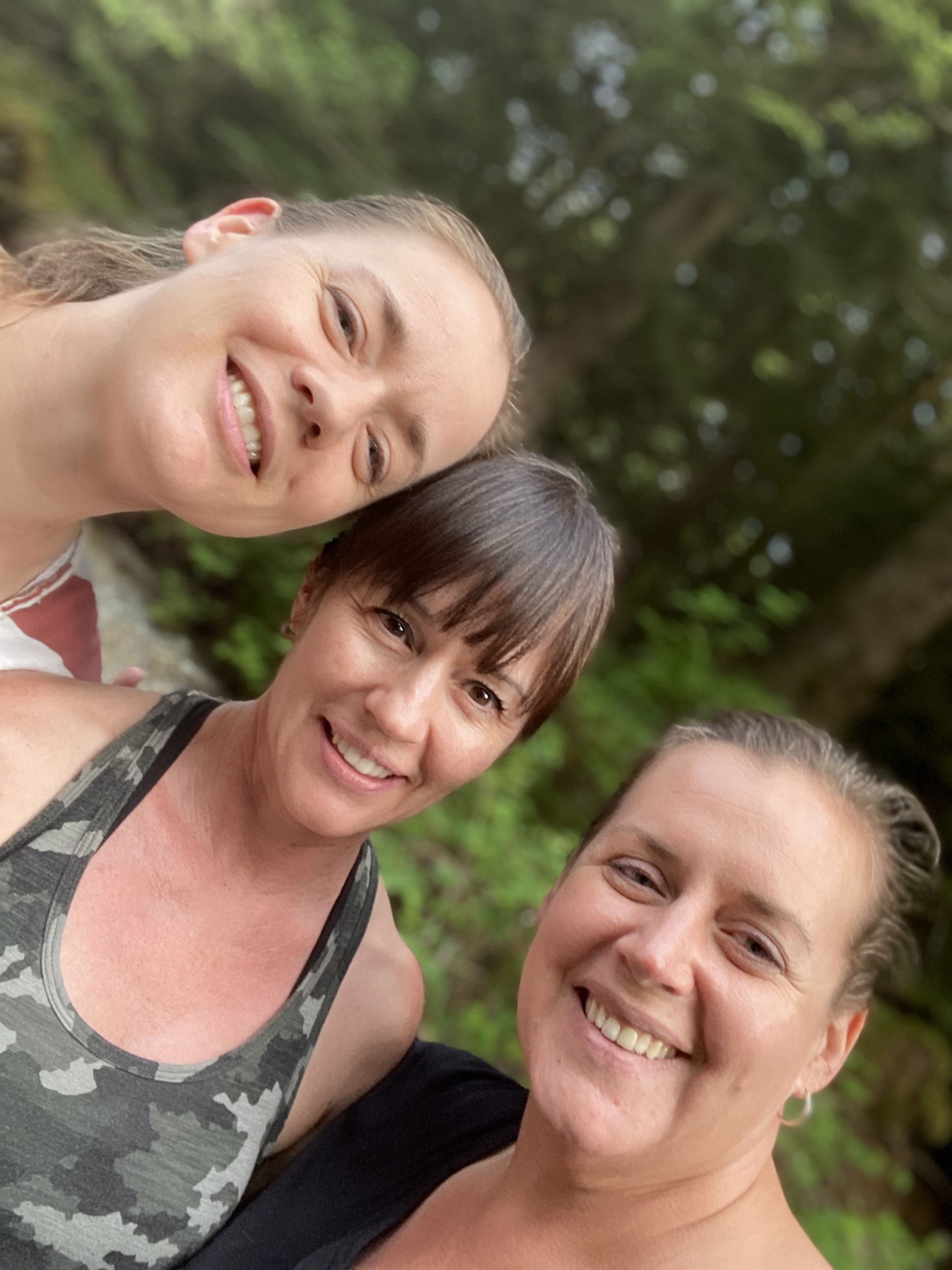 sisters, friends, lifestyle therapy, group fitness training, stress relief